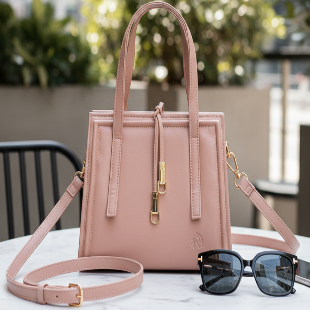 UrbanChic Mini Sling Bag in a trendy urban setting